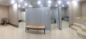 Baño contraste panorámica